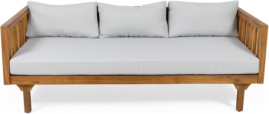 Wood 3-Seater Outdoor Daybed