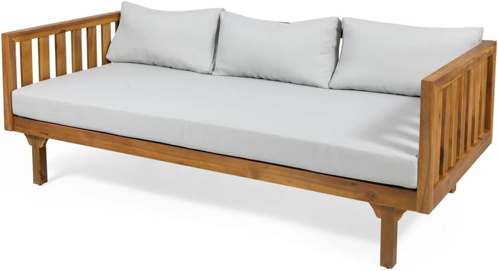 Wood 3-Seater Outdoor Daybed
