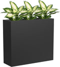 Tall Rectangular Metal Planter Box