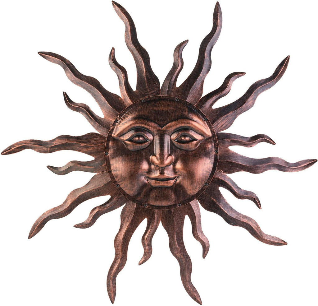 3D Metal Sun Wall Art Decor