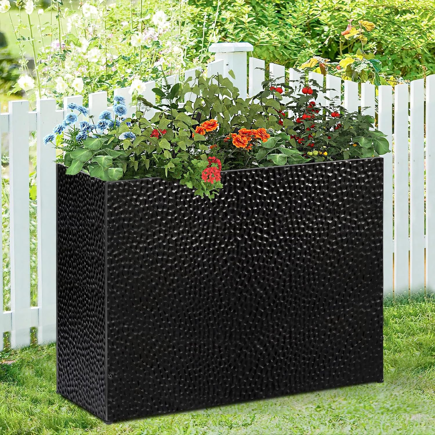 Rectangular Metal Garden Planter Box