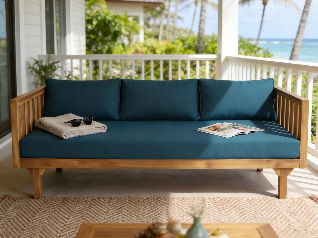 Wooden 3-Seater Outdoor Daybed