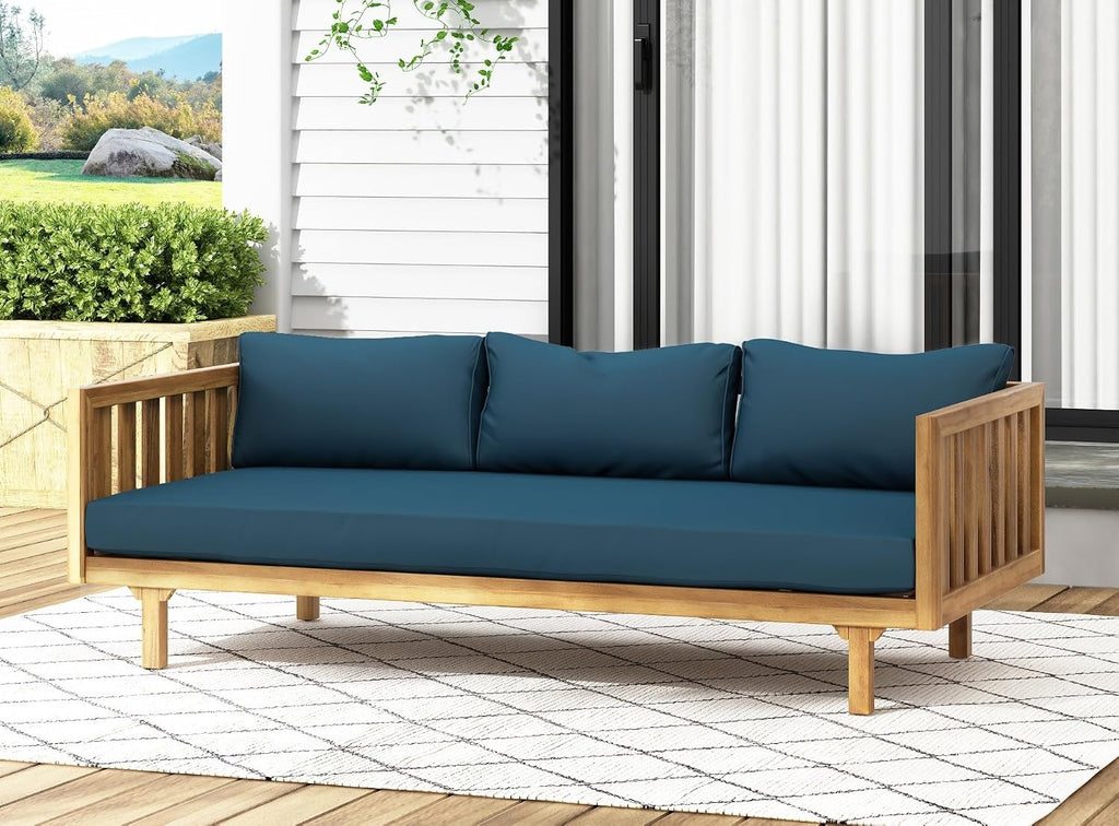 Wooden 3-Seater Outdoor Daybed
