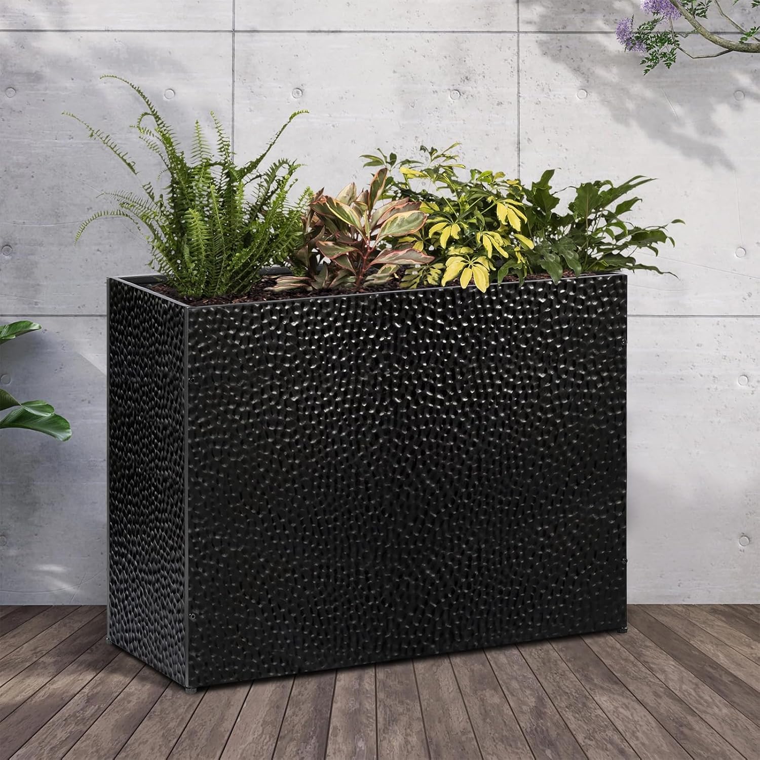 Rectangular Metal Garden Planter Box