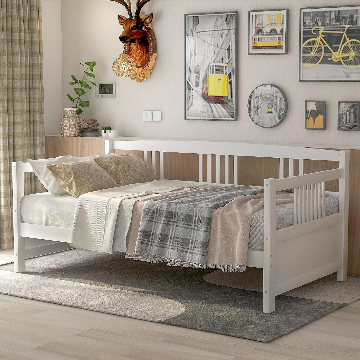 Wood Twin Size Wooden Daybed
