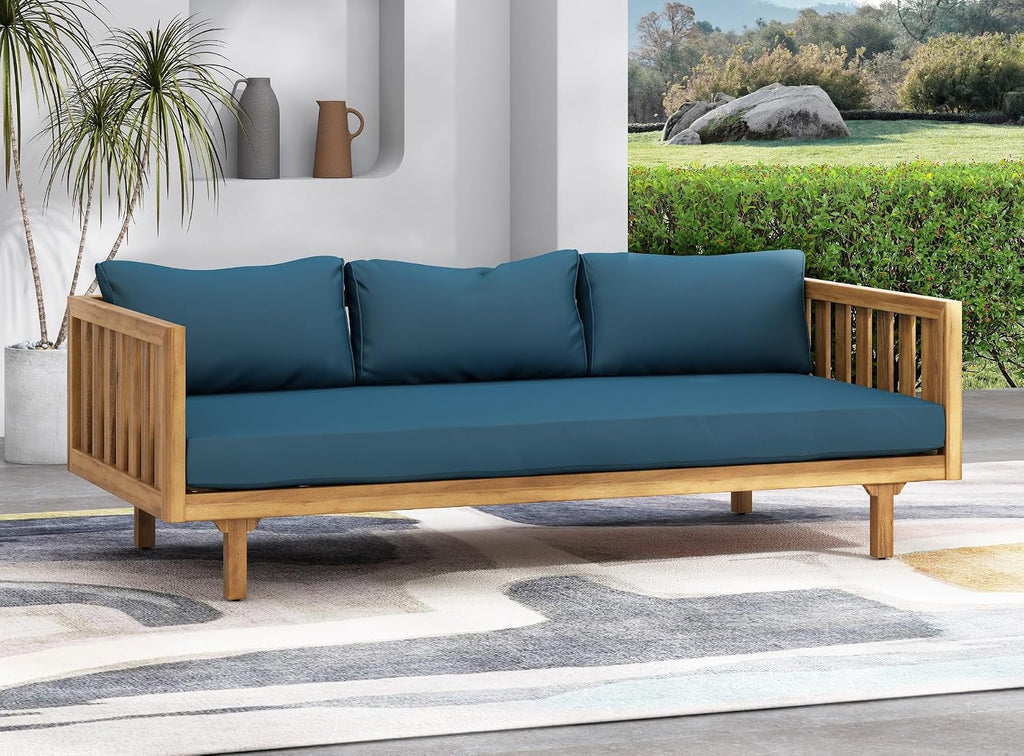 Wooden 3-Seater Outdoor Daybed