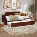 Wood Twin Daybed with Trundle