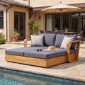 Wooden 2-Seater Outdoor Daybed