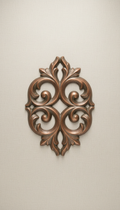 Embossed Copper Wall Plaque Round